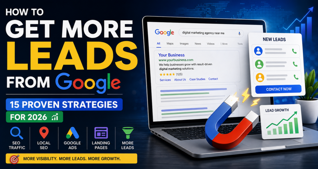 How to Get More Leads From Google 15 Strategies for 2026