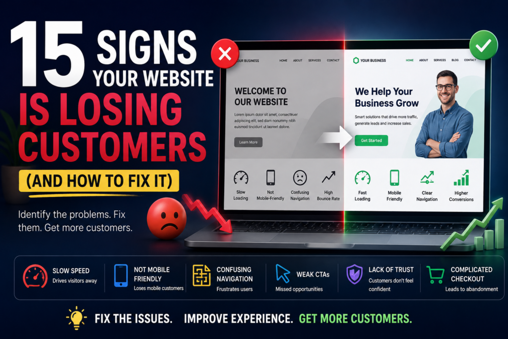 Signs Your Website Is Losing Customers